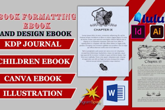 design kdp journal, children ebook, canva ebook, canva flyer, canva lead magnet