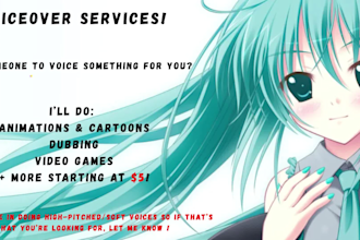 voice anything in a soft anime girl voice