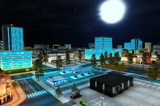 3d environment of open worlds, realistic cities, fantasy realm level design