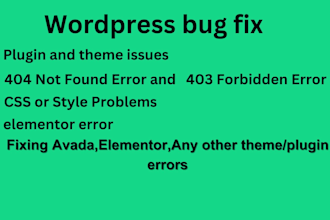 wordpress theme customization and bug fixing services
