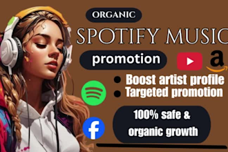 promote edm, hip hop, rnb,rock and dj music promotion online