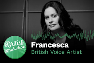 narrate your video with a professional british female voice