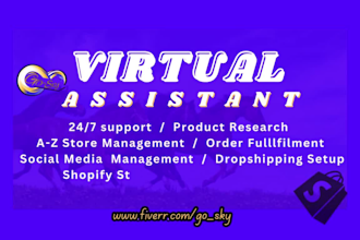 be your reliable shopify virtual assistant for store setup and management