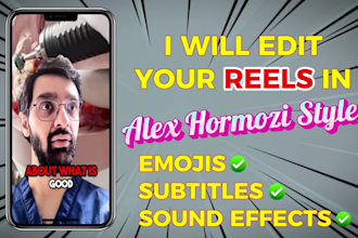 edit alex hormozi captions style instagram reels with captions