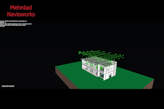 create bim 4d and 5d simulation or synchro pro and clash detection navisworks