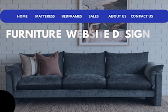 increase furniture sales with a custom, stunning furniture ecommerce website
