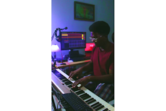 record piano or any instrument on keys for your project