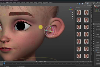 ue5 face rig,face expressions,arkit54,rig3d for wonder dynamic, mixamo,robot rig
