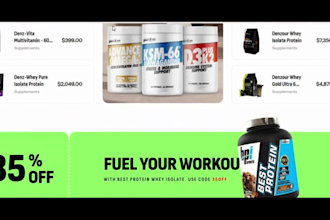 create private label supplement shopify store nutraceutical supplement website