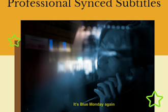 add professional synced subtitles or captions to your video