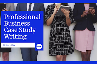 write a business case study for you