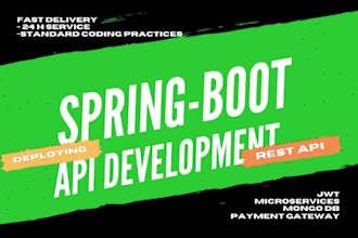 do create spring boot web project with database