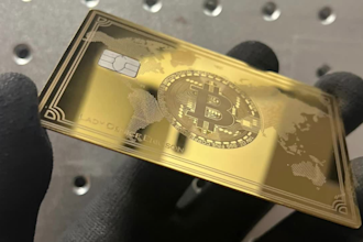 design creative laser metal credit card