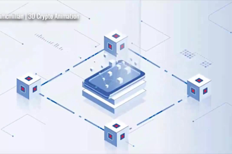 create 3d animated explainer video for crypto, blockchain, nft, and bitcoin