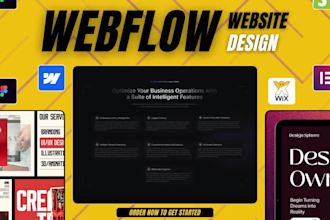 design or develop webflow website, convert figma to webflow as a webflow expert