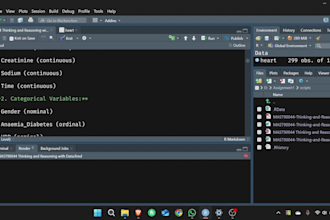 perform data analysis and visualization in r studio