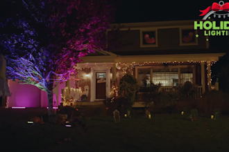 do christmas lights, holiday lights, festival lights installation video ads