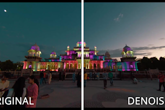 do video denoising, sharpening, and upscaling