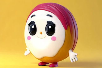 create ai generated 3d mascot for your website or startup