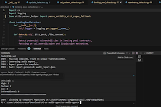 create your own ai smart contract audit agent