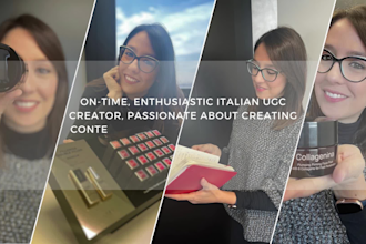 be your ugc creator with a stylish italian touch