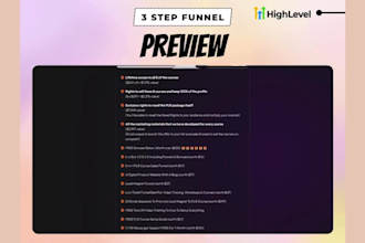 setup a german gohighlevel marketing automation, CRM, funnel, SMS workflows