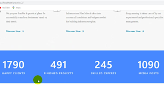 build website using html,css,bootstrap,js,php