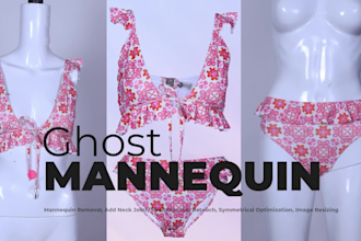 do product photo editing and dummy retouching