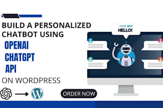 build a personalized chatbot using openai, chatgpt, gpt4,api