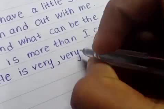 do custom handwritten notes and text