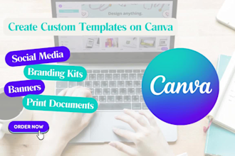 design editable canva templates for social media and branding