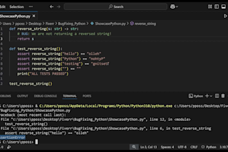 fix and debug your python code, assignments, and projects fast