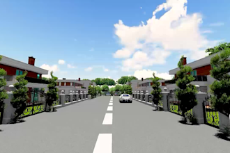 render realistic  exterior, and real estate images and videos