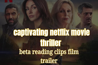design captivating netflix movie thriller, beta reading clips film trailer