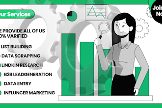 do highly targeted b2b lead generation and verified email list in any industry