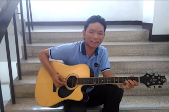 wish your birthday pass by sing a song and guitar