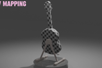 make lowpoly 3d environment props that pop