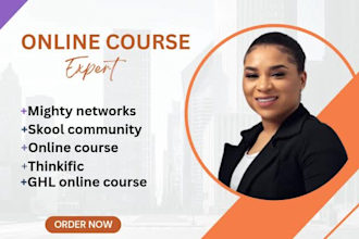 set up skool community mighty networks circle so thinkific ghl online course