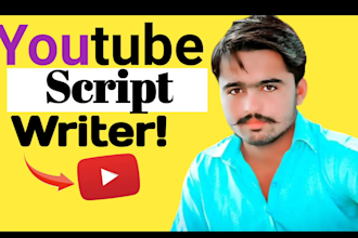 be ai script writer and script writing for youtube channel