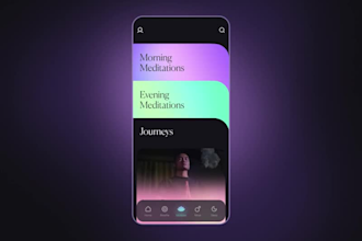build meditation app yoga fitness app affirmation app therapy app relaxation app
