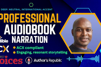 narrate and format your audiobook to acx audible standard