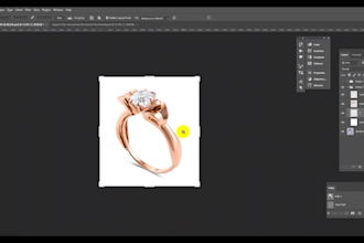 jewelry photoshop editing and product photography editing