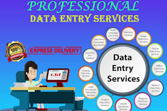 do data entry, copy paste