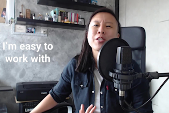 provide professional english voiceover for asian audience