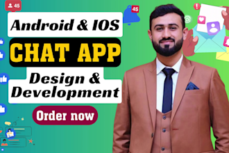 develop chat app android IOS using firebase