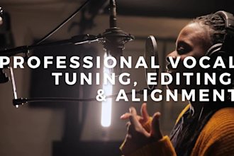 tune, edit and align your vocal tracks