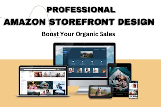 do  amazon storefront design, amazon ebc design, amazon storefront