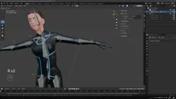 3d rigging, retarget rigging ue5, 3d character rigging, ik fk rig, weight paint