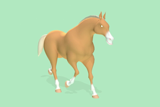 do 3d animal model, rendering, 3d kids animation