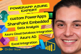 create custom powerapps, sharepoint embedded solutions, dataverse and excel